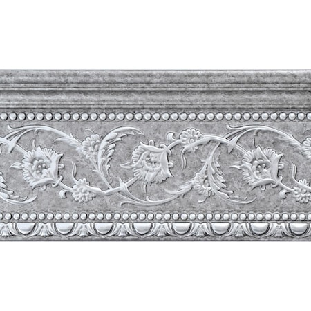 Afd Home 94 in. Crown Molding Grey & Silver 12019218